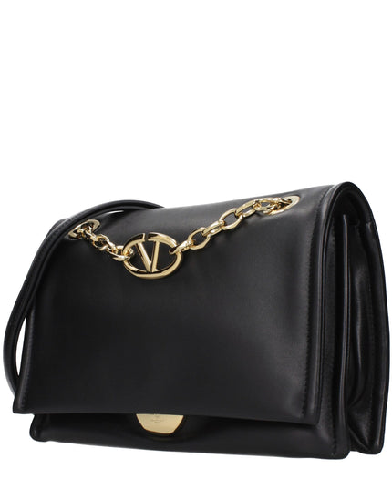 Valentino Garavani Black Leather Crossbody Bag