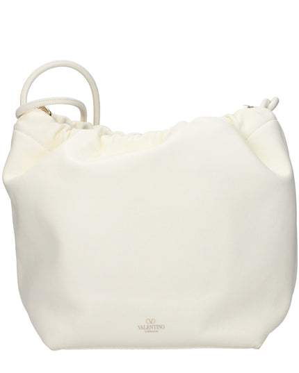 Valentino Garavani Beige Leather Shoulder Bag