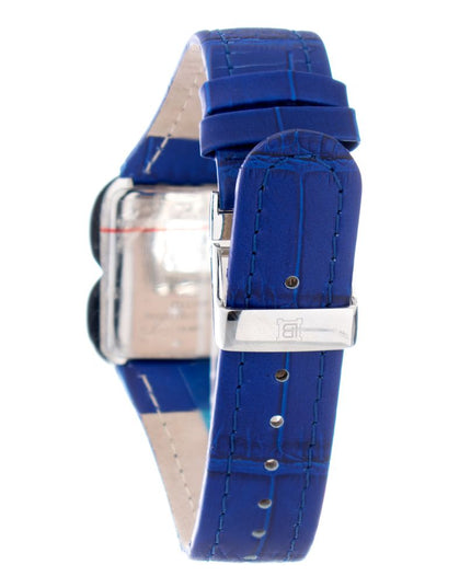 Laura Biagiotti Purple Leather Dress Watch