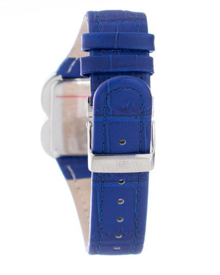 Laura Biagiotti Purple Leather Dress Watch