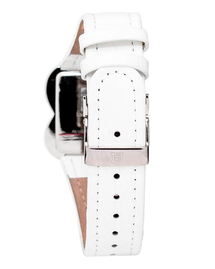 Laura Biagiotti White Leather Dress Watch