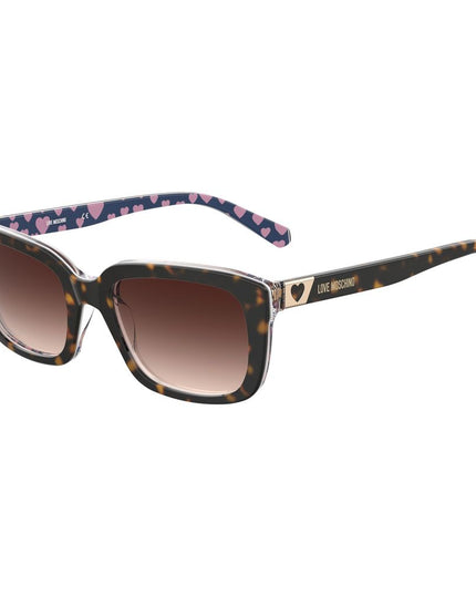 Love Moschino Brown Acetate Sunglasses