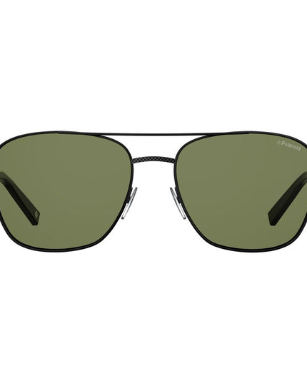 Polaroid Black Metal Sunglasses