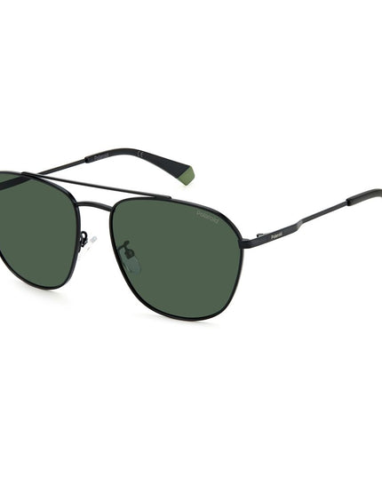 Polaroid Black Stainless Steel Sunglasses