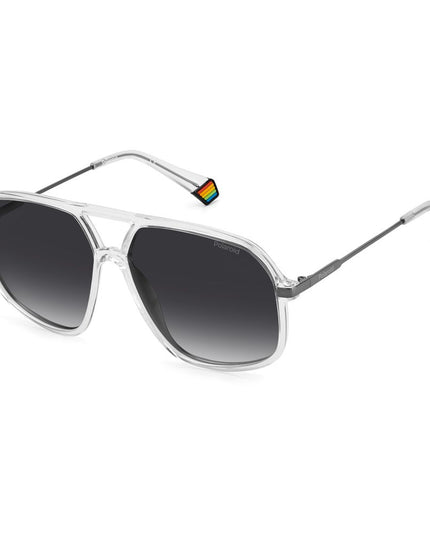 Polaroid Transparent Plastic Sunglasses