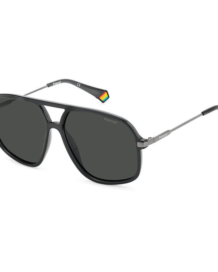 Polaroid Gray Plastic Sunglasses