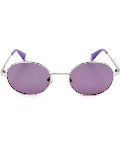 Polaroid Silver Metal Sunglasses