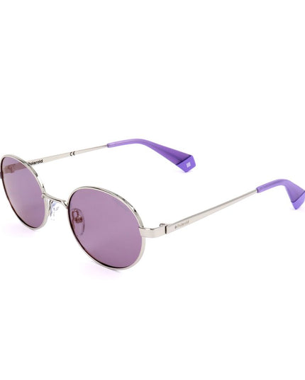 Polaroid Silver Metal Sunglasses
