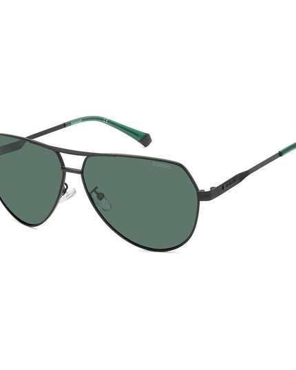 Polaroid Black Metal Sunglasses