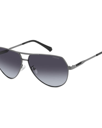 Polaroid Gray Metal Sunglasses