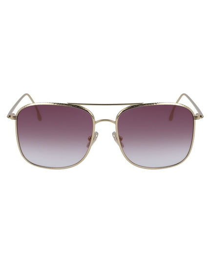 Victoria Beckham Gold Metal Sunglasses