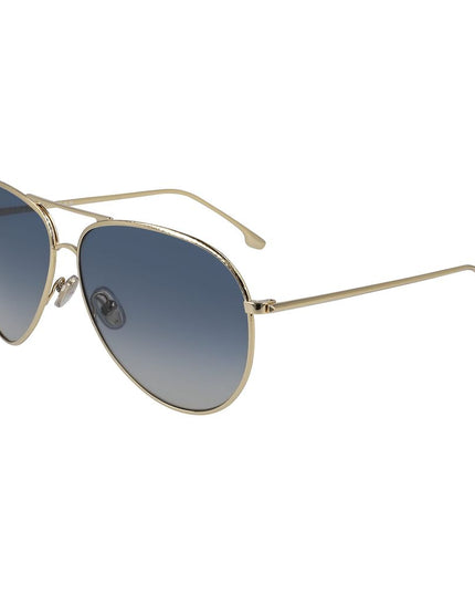 Victoria Beckham Gold Metal Sunglasses