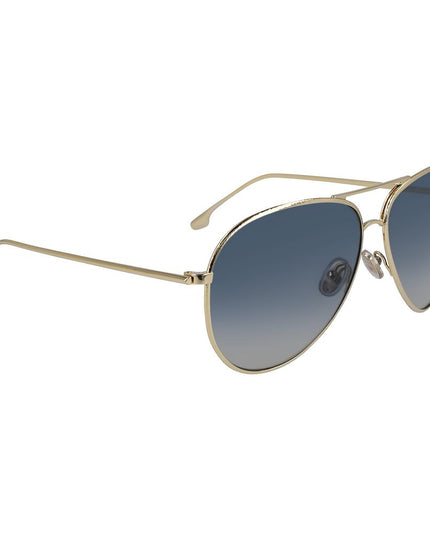 Victoria Beckham Gold Metal Sunglasses