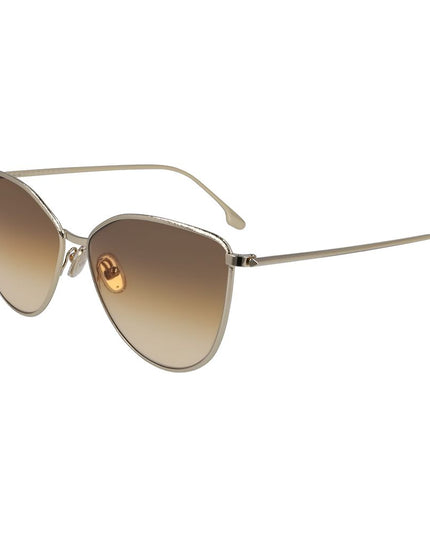 Victoria Beckham Gold Metal Sunglasses