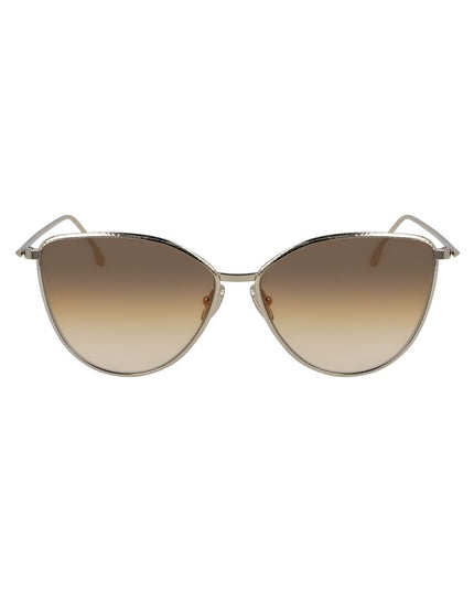 Victoria Beckham Gold Metal Sunglasses