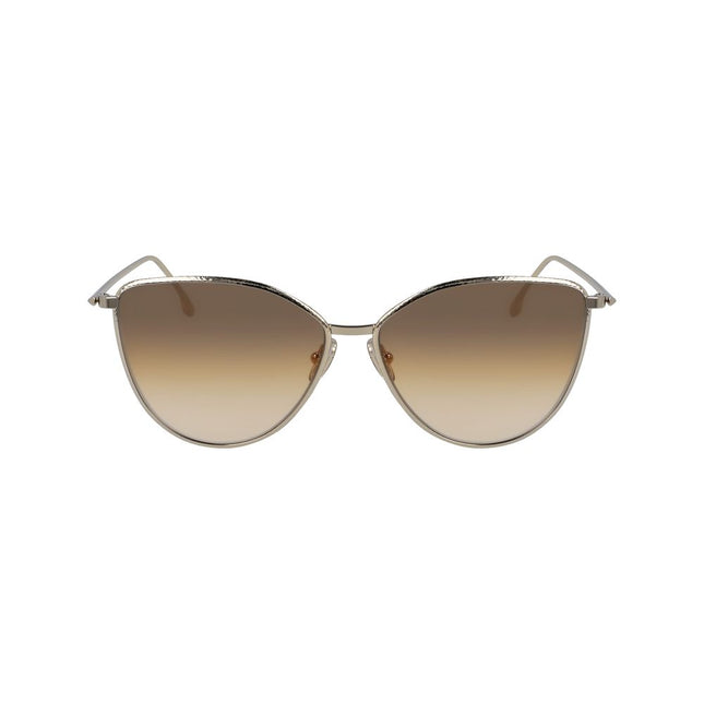 Victoria Beckham Gold Metal Sunglasses