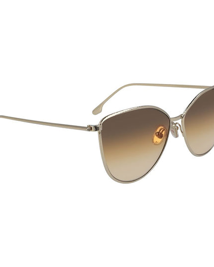 Victoria Beckham Gold Metal Sunglasses