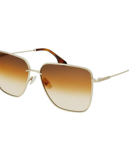 Victoria Beckham Gold Metal Sunglasses