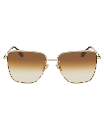 Victoria Beckham Gold Metal Sunglasses