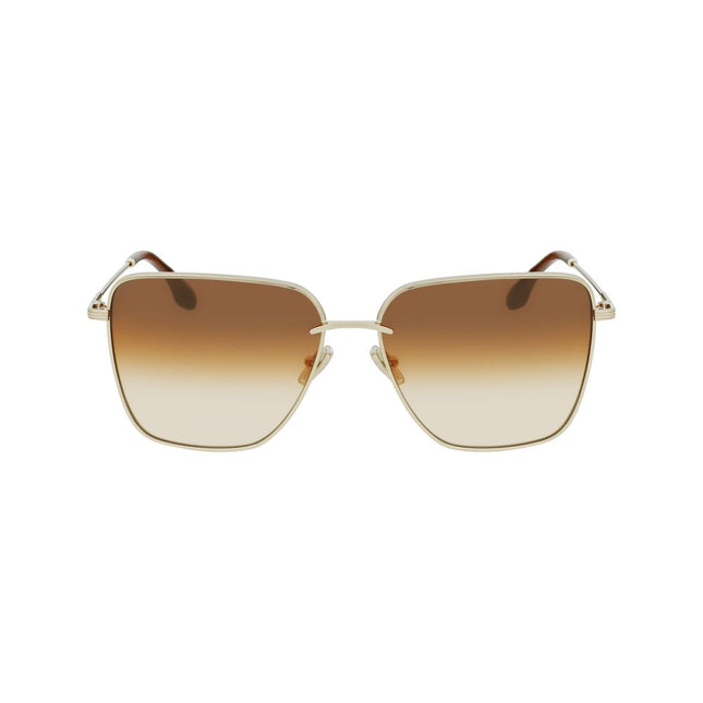 Victoria Beckham Gold Metal Sunglasses