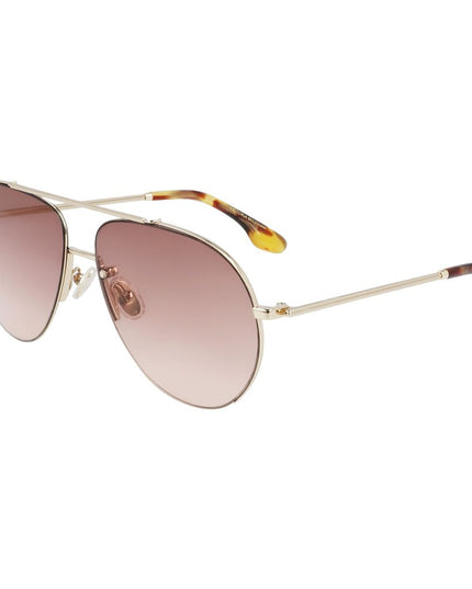 Victoria Beckham Gold Metal Sunglasses