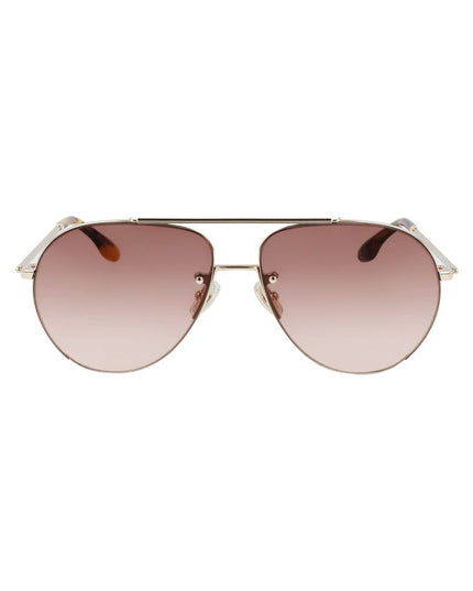 Victoria Beckham Gold Metal Sunglasses