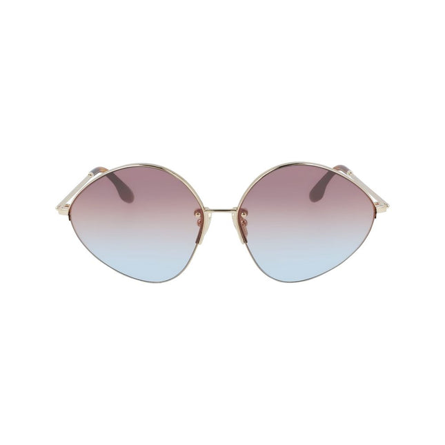 Victoria Beckham Gold Metal Sunglasses