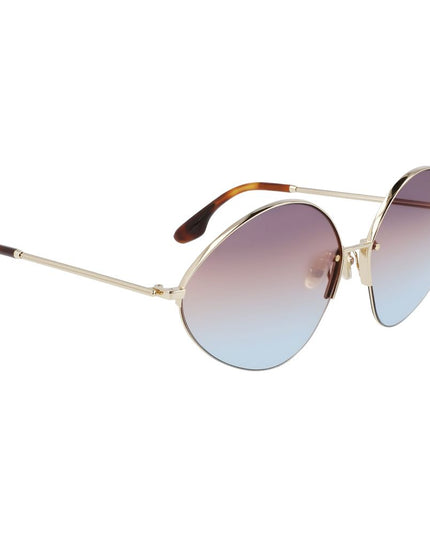 Victoria Beckham Gold Metal Sunglasses