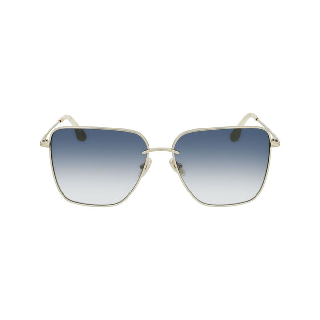 Victoria Beckham Gold Metal Sunglasses