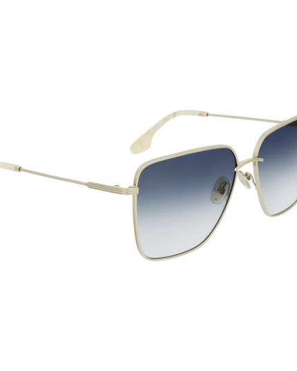 Victoria Beckham Gold Metal Sunglasses
