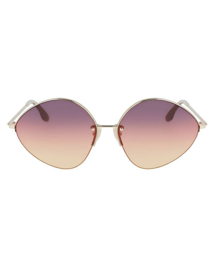 Victoria Beckham Gold Metal Sunglasses
