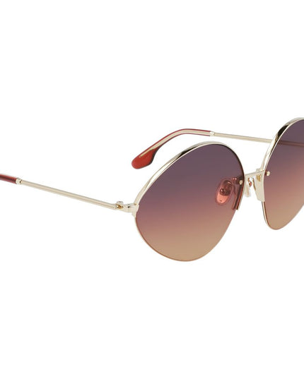 Victoria Beckham Gold Metal Sunglasses