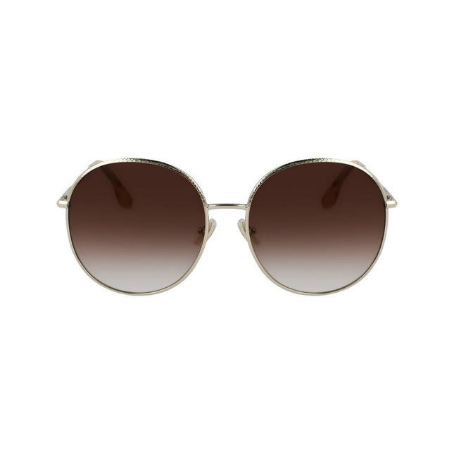 Victoria Beckham Gold Metal Sunglasses