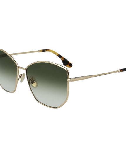 Victoria Beckham Gold Metal Sunglasses