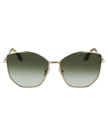 Victoria Beckham Gold Metal Sunglasses