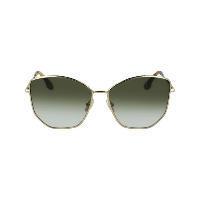 Victoria Beckham Gold Metal Sunglasses