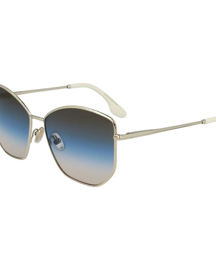 Victoria Beckham Gold Metal Sunglasses