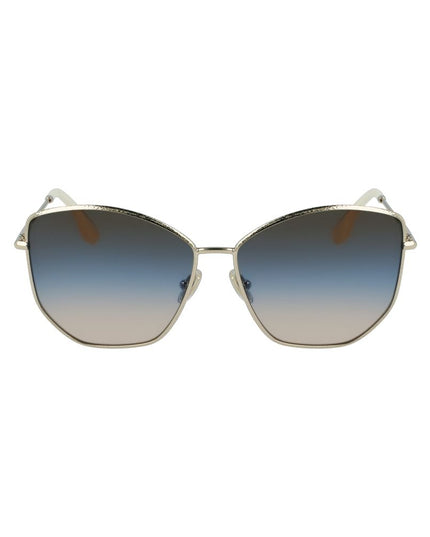 Victoria Beckham Gold Metal Sunglasses