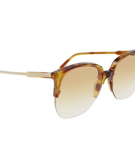 Victoria Beckham Brown Acetate Sunglasses