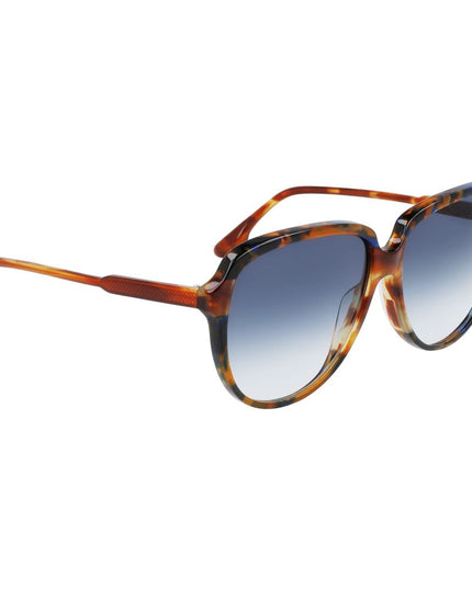 Victoria Beckham Brown Acetate Sunglasses