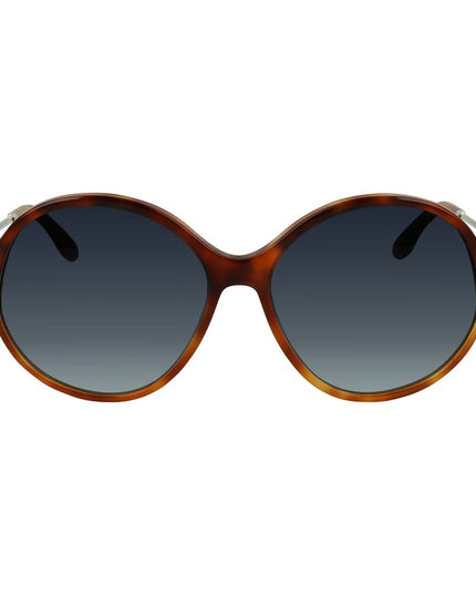 Victoria Beckham Brown Acetate Sunglasses