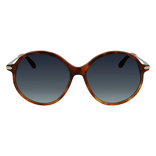 Victoria Beckham Brown Acetate Sunglasses