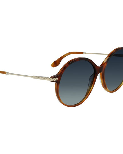 Victoria Beckham Brown Acetate Sunglasses