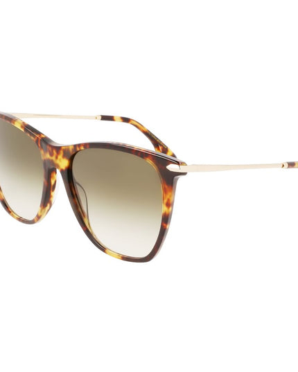 Victoria Beckham Brown Acetate Sunglasses