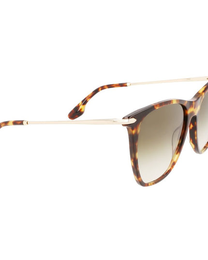 Victoria Beckham Brown Acetate Sunglasses