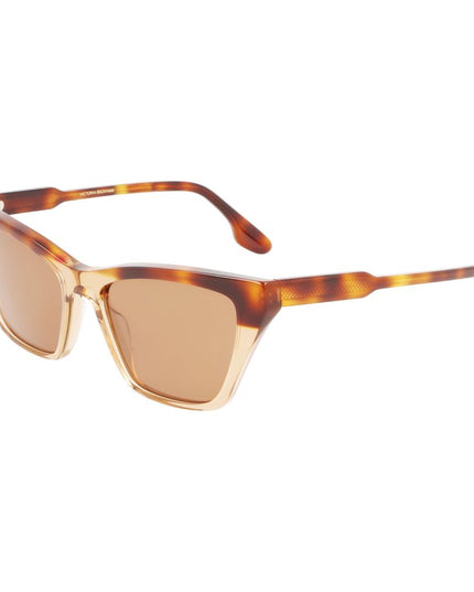 Victoria Beckham Brown Acetate Sunglasses