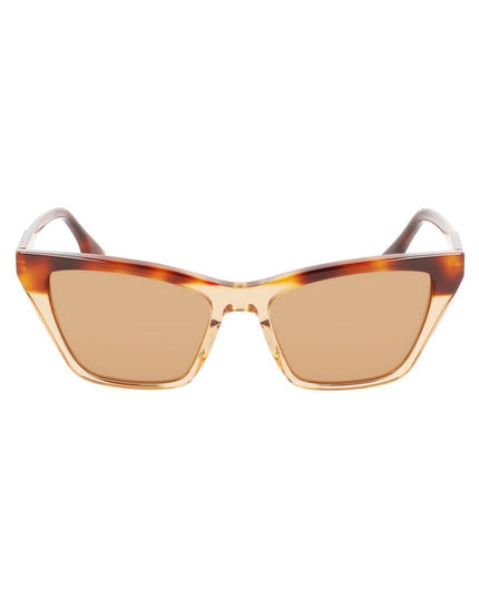 Victoria Beckham Brown Acetate Sunglasses