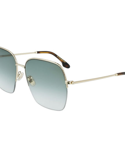 Victoria Beckham Gold Metal Sunglasses