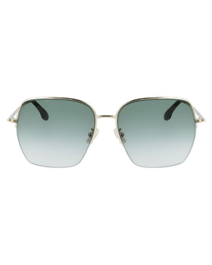 Victoria Beckham Gold Metal Sunglasses