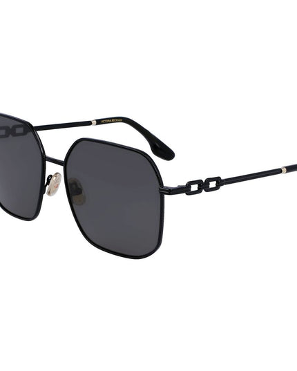 Victoria Beckham Black Metal Sunglasses